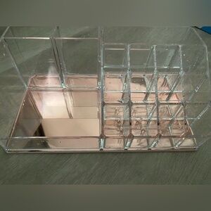 Pink Makeup Brush & Lipstick Organizer